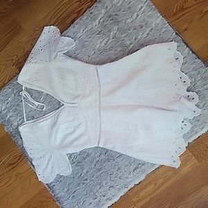 Abercrombie & Fitch White Romper, Women's Size Medium, Great Condition